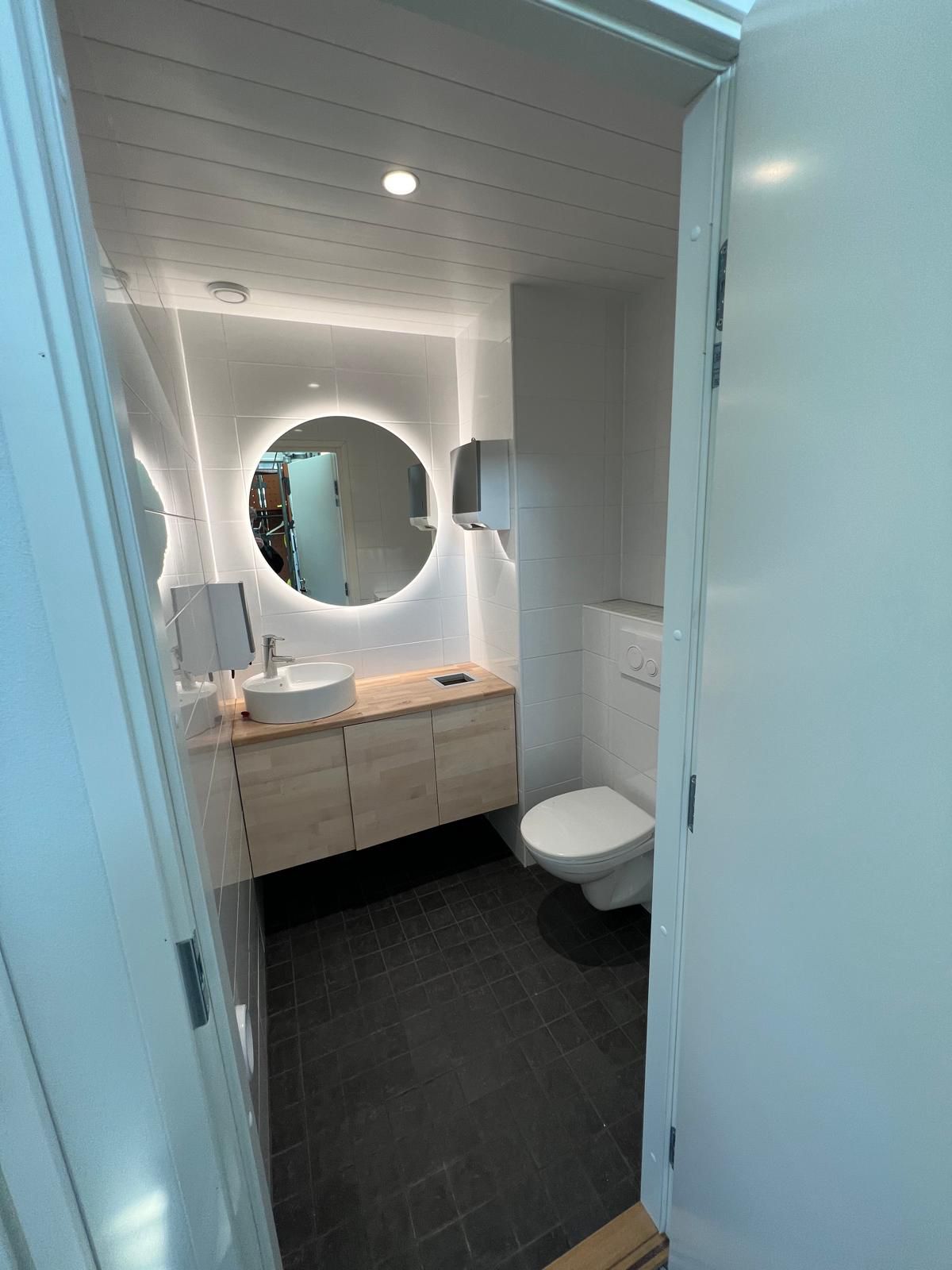 WC-tilan rakentaminen – jälkeen